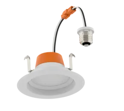 4PK 5-6" LED Screw-Base Downlight, 1300 Lumen Max, Wattage and CCT Selectable, 120V — Warehouse Lighting LED Downlights 10.0W 2700K