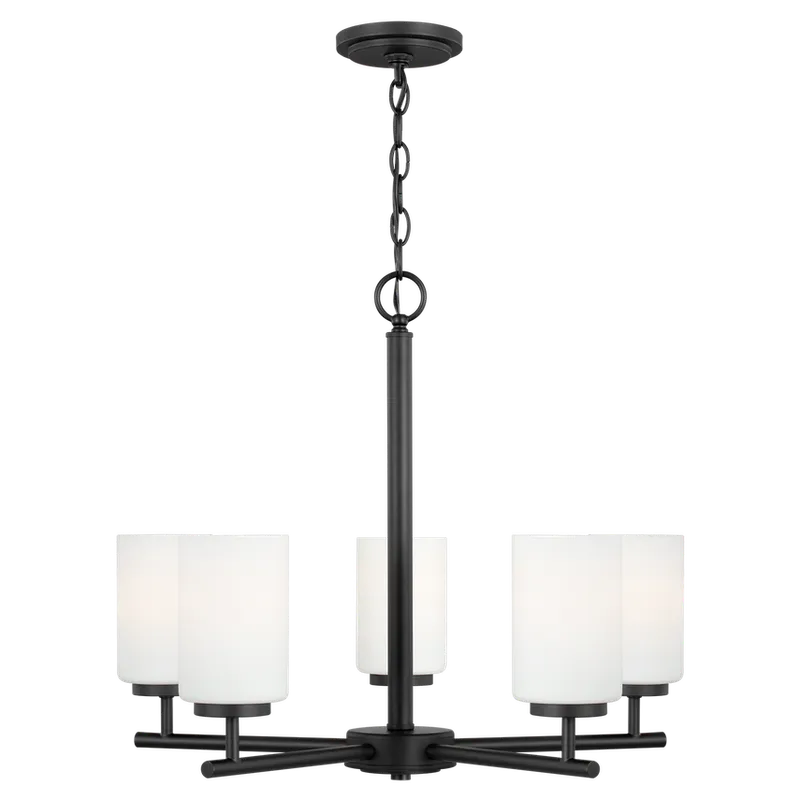 Oslo Collection - Five Light Chandelier | Finish: Midnight Black - 31161EN3-112 — Warehouse Lighting LED Landscape Lights  