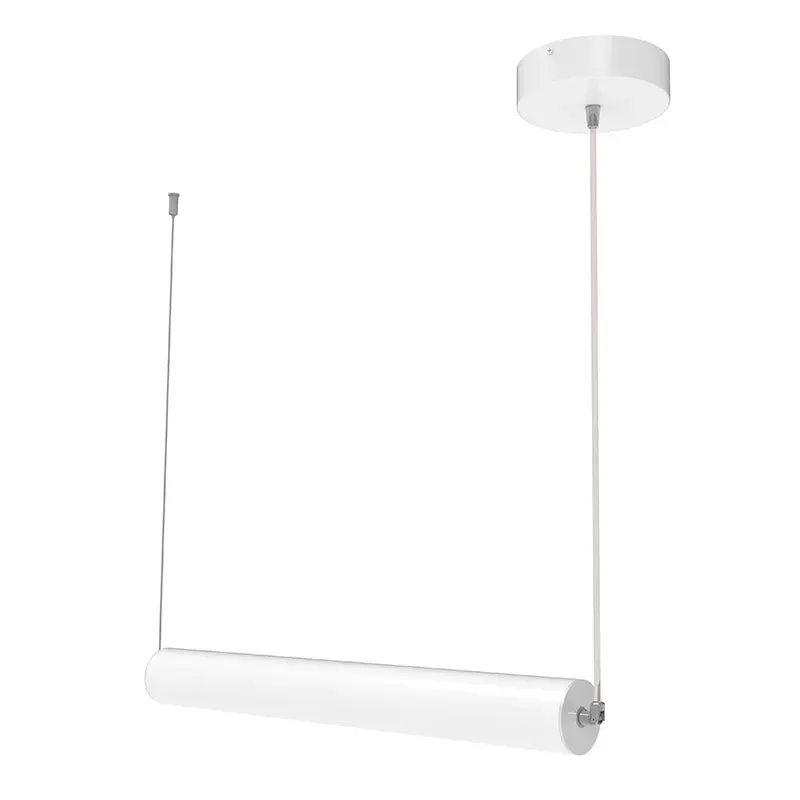 Suspended LED Commercial Tube Lights, 1840 Lumen Max, Wattage and CCT Selectable,120-277V — Warehouse Lighting LED Linear Lights 20.0W 2700K