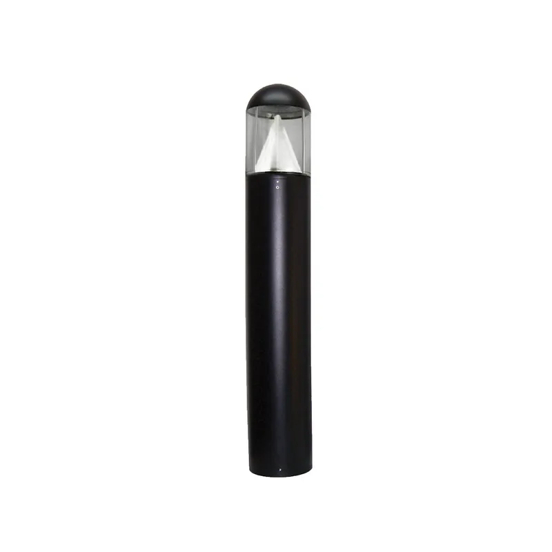 LED Bollard, Dome Top, Cone reflector, 1221  Lumens, 15W, 4000K, 120-277V, Black, Bronze, Silver, Stainless Steel or White — Warehouse Lighting LED Bollards & Pathway Lights 15.0W 4000K