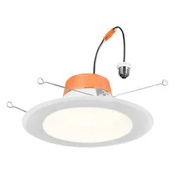 Performance Class 5/6" LED Downlight, 725 Lumen, CCT Selectable, 8W, Baffle or Smooth Reflector, 120V — Warehouse Lighting LED Downlights 8.0W 2700K