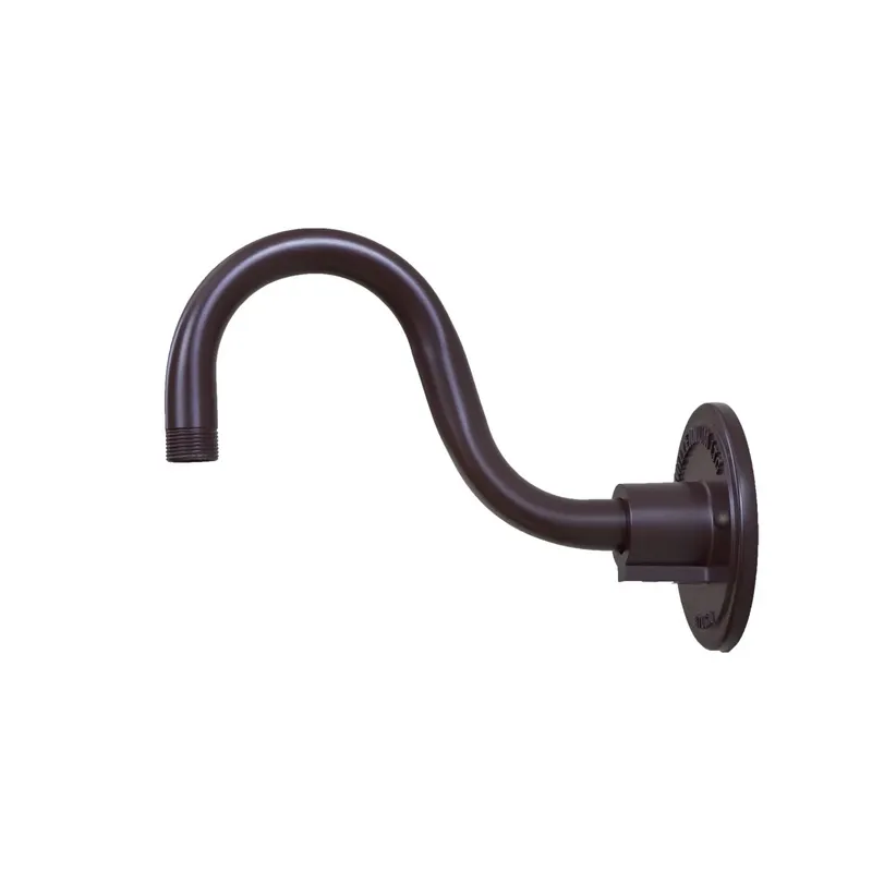 Millennium Lighting 14" RLM/ Gooseneck Mount Railroad Shade (Available in Bronze, Copper, Galvanized and Black Finishes) — Warehouse Lighting LED Landscape Lights  