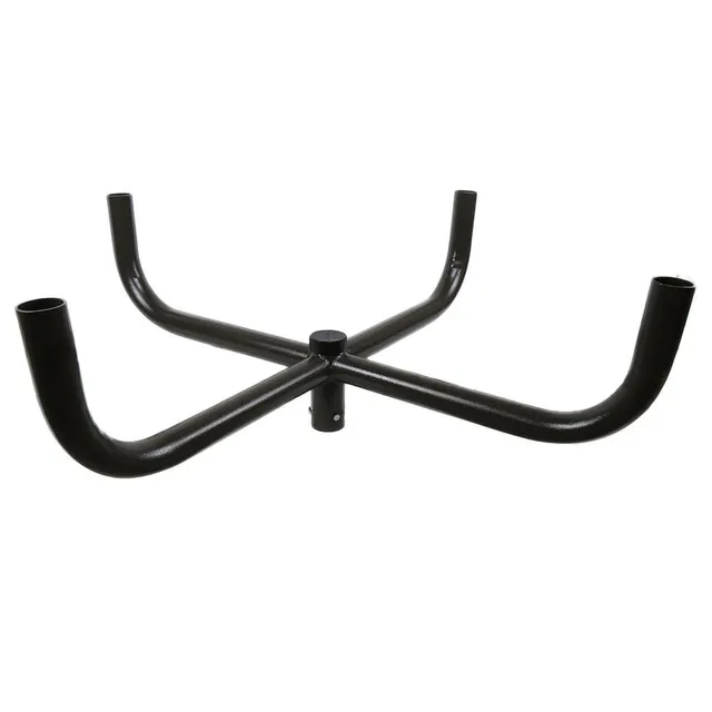 Steel Bullhorn with 4 Arms at 90 Degrees, Dark Bronze Finish — Warehouse Lighting LED Lighting Controls  