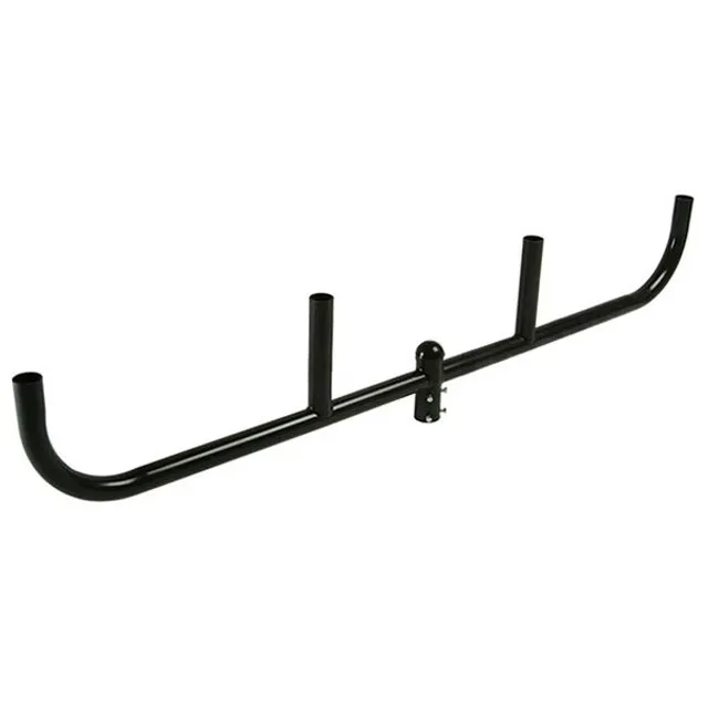 Steel Bullhorn with 4 Arms Inline, Dark Bronze Finish — Warehouse Lighting LED Lighting Controls  