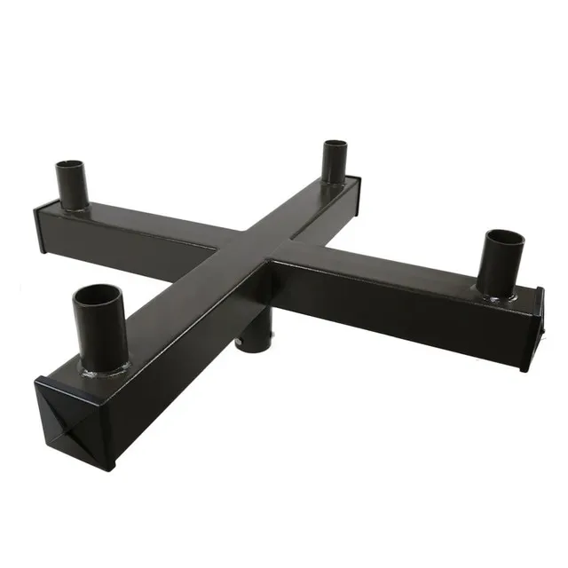 Low Profile Bullhorn with 4 Tenons at 90 Degrees, Dark Bronze Finish — Warehouse Lighting LED Lighting Controls  