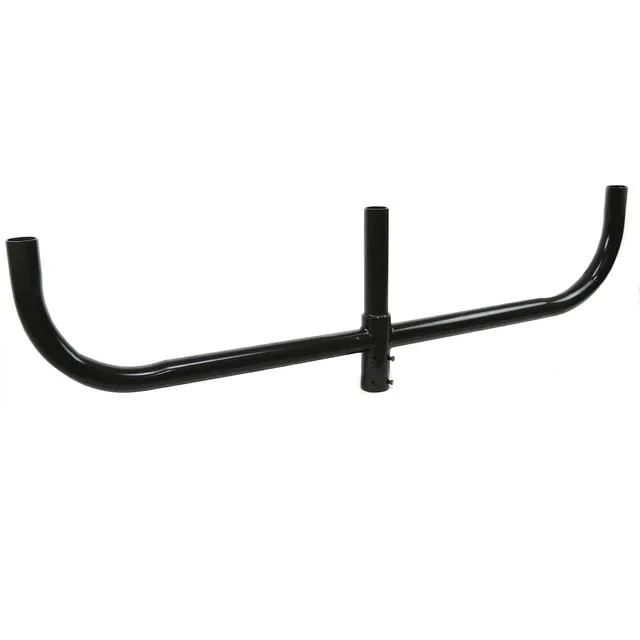 Steel Bullhorn with 3 Arms Inline, Dark Bronze Finish — Warehouse Lighting LED Lighting Controls  