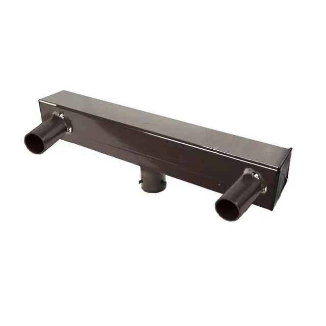 Low Profile Bullhorn with 2 Horizontal Tenons, Dark Bronze Finish — Warehouse Lighting LED Lighting Controls  