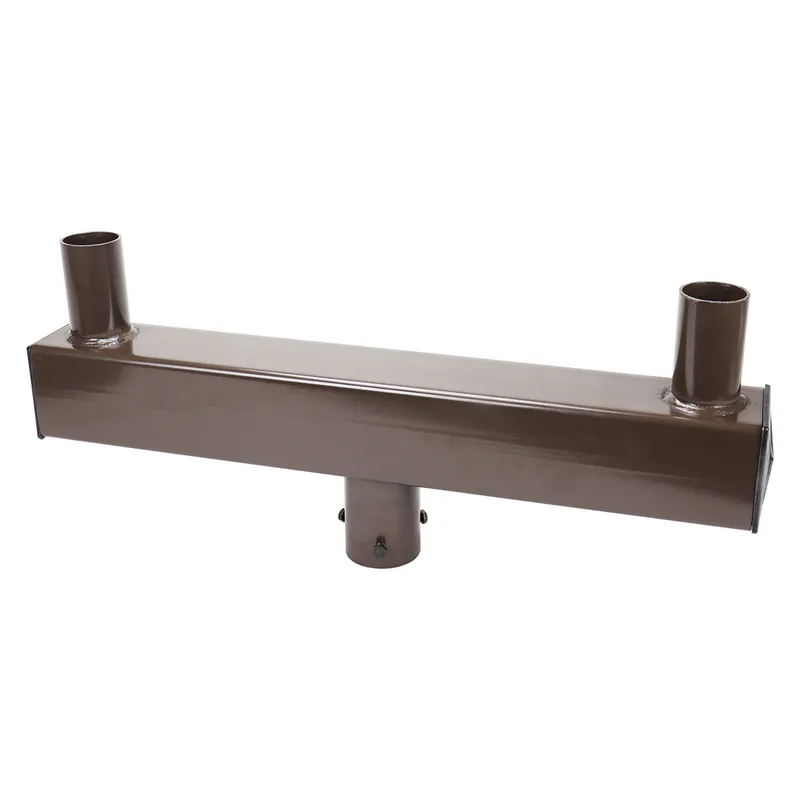 Low Profile Bullhorn with 2 Tenons, Dark Bronze Finish — Warehouse Lighting LED Lighting Controls  