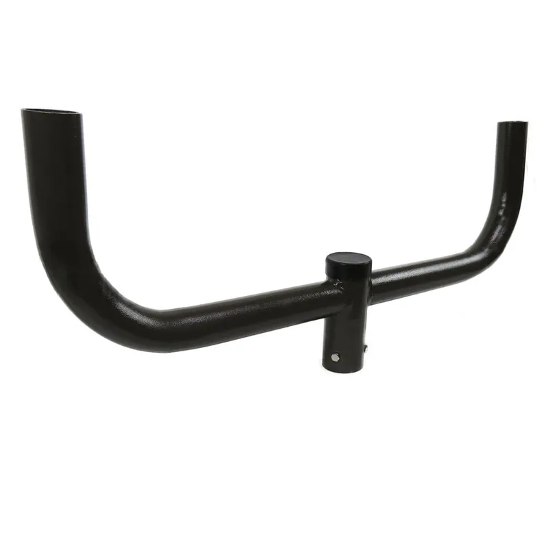 Steel Bullhorn with 2 Arms at 180 Degrees, Dark Bronze Finish — Warehouse Lighting LED Lighting Controls  