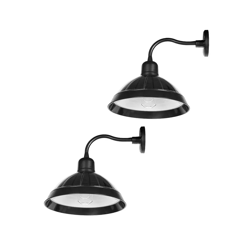 Carriage Solar Barn Light - 2 PK — Warehouse Lighting LED Landscape Lights  