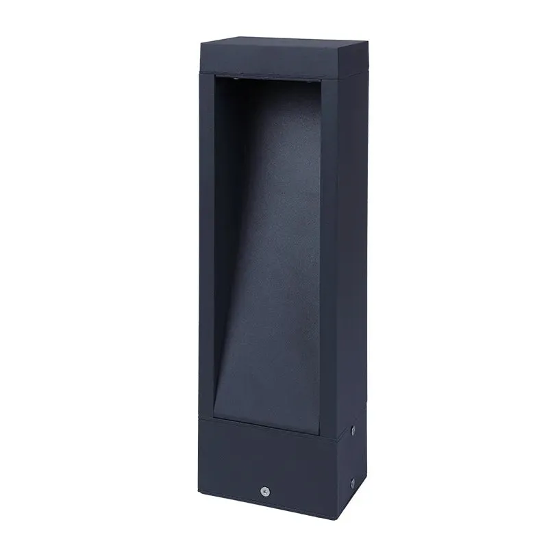 32" Rectangular Path-Light Bollard, 1000 Lumens, CCT Selectable, 10W, 120-277V, Black or Bronze Finish — Warehouse Lighting LED Bollards & Pathway Lights 10.0W 3000K