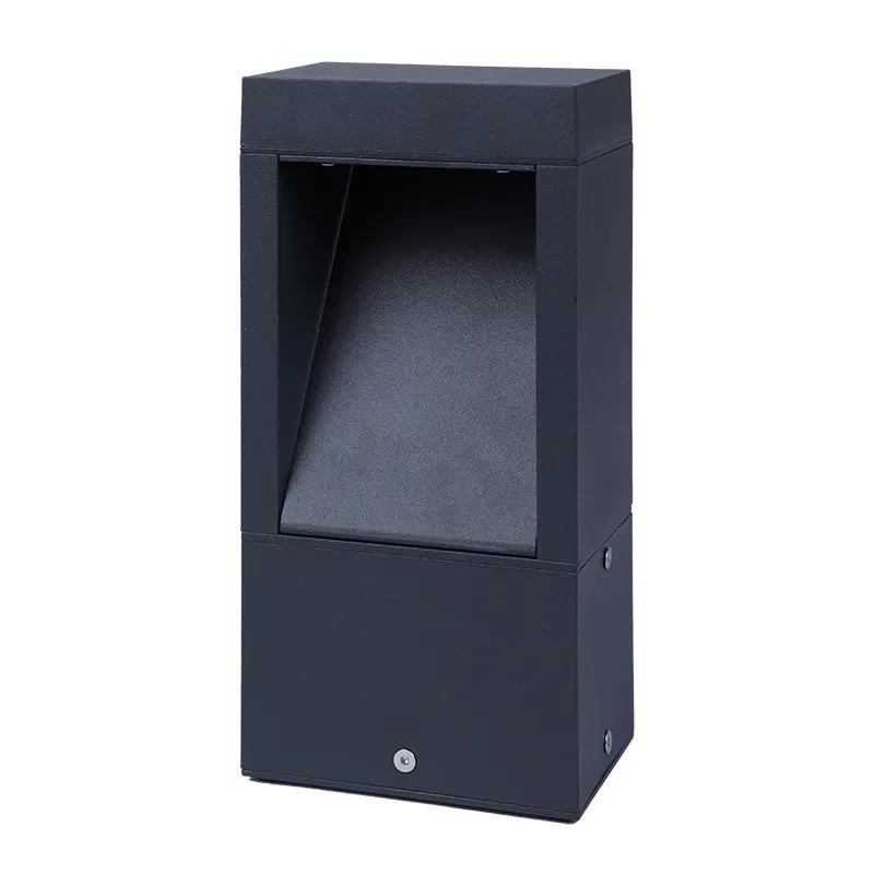 9" Rectangular Path-Light Bollard, 1000 Lumens, CCT Selectable, 10W, 120-277V, Black or Bronze Finish — Warehouse Lighting LED Bollards & Pathway Lights 10.0W 3000K