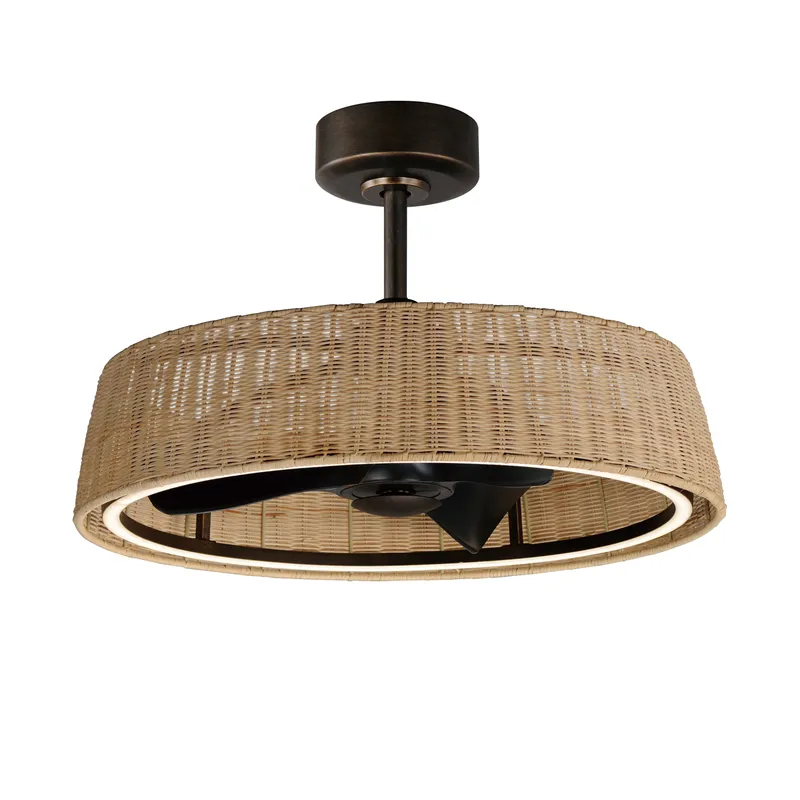 Tulum 28" Wifi-Enabled LED Fandelight — Warehouse Lighting LED Post Top Lights 30.0W 2700K