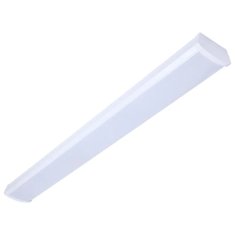 LED 4 Foot Ceiling Wrap; 39 Watts; 27K/30K/35K/40K/50K CCT Selectable; White Finish; 120-277 Volt — Warehouse Lighting LED Post Top Lights 39.0W 2700K