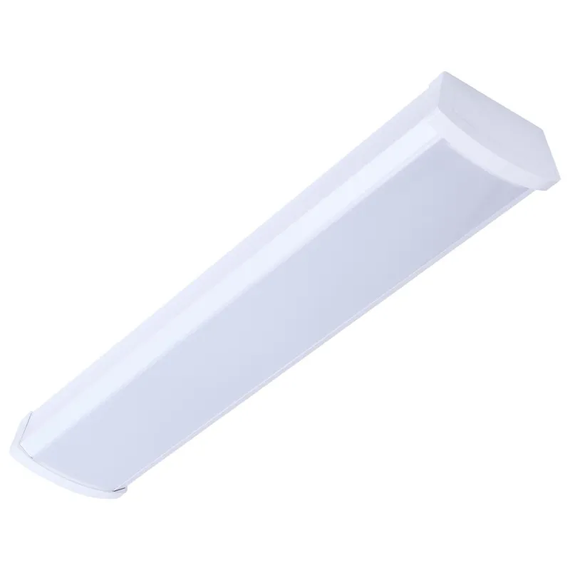 LED 2 Foot Ceiling Wrap; 20 Watts; 27K/30K/35K/40K/50K CCT Selectable; White Finish; 120-277 Volt — Warehouse Lighting LED Post Top Lights 20.0W 2700K