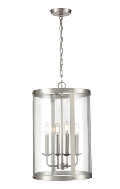 Aydenn 4-Light Pendant light Brushed Nickel or Matte Black, Aydenn Collection — Warehouse Lighting LED Landscape Lights 250.0W 