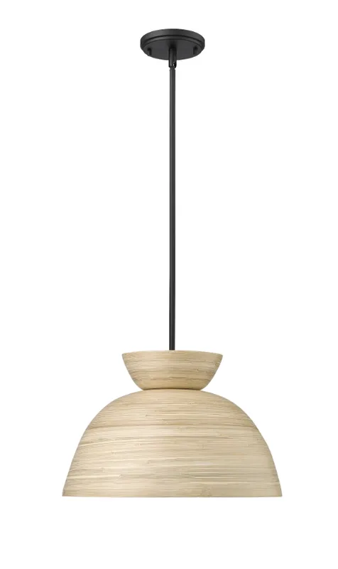 Jaycen 1-Light Pendant light Matte Black, Jaycen Collection — Warehouse Lighting LED Landscape Lights 60.0W 