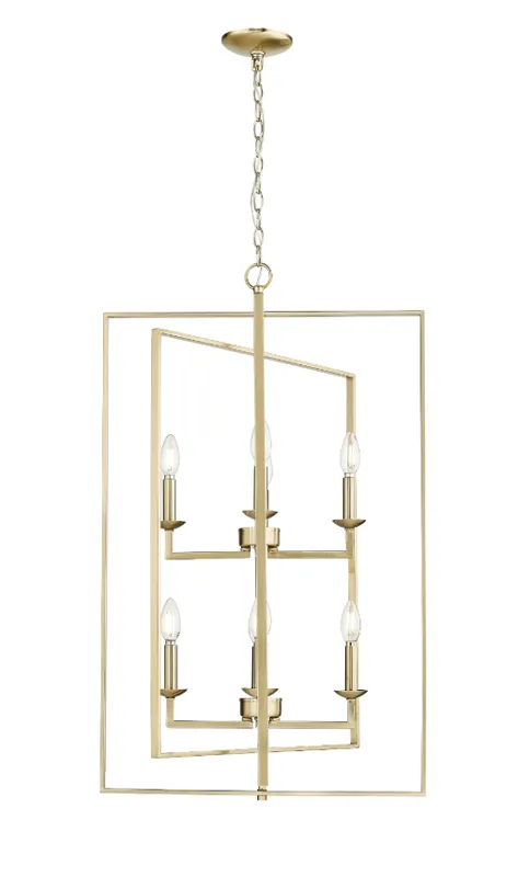 Nellis 8-Light Pendant light Modern Gold, Nellis Collection — Warehouse Lighting LED Landscape Lights 500.0W 