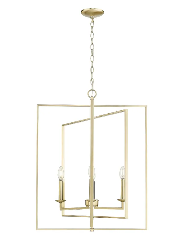 Nellis 4-Light Pendant light Finish Modern Gold, Nellis Collection — Warehouse Lighting LED Landscape Lights 250.0W 