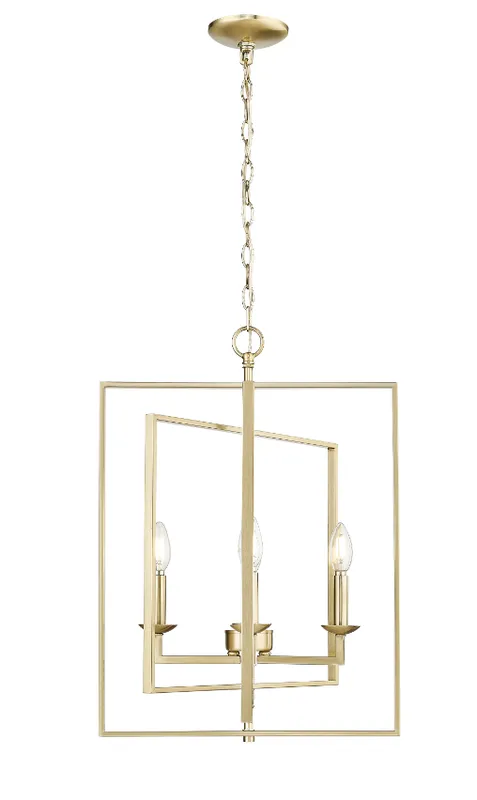 Nellis 4-Light Pendant light Modern Gold Finish, Nellis Collection — Warehouse Lighting LED Landscape Lights 250.0W 