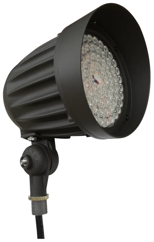 LED Bullet Flood Light, 3200 Lumen Max, Wattage and CCT Selectable, Integrated Photocell, 25 or 45 Degree, 120-277V — Warehouse Lighting LED Flood Lights 10.0W 3000K