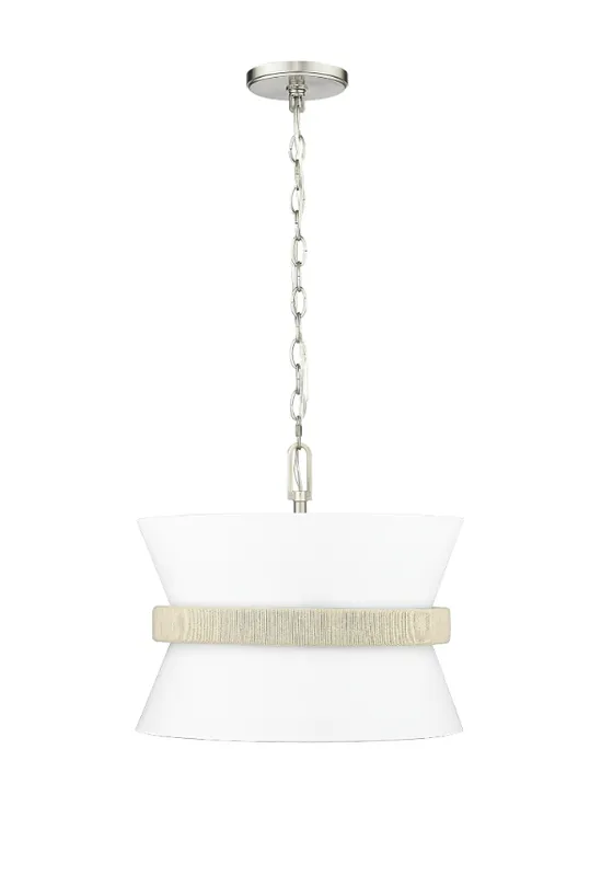 Kimbry 3-Light Pendant light Brushed Nickel or Vintage Brass, Kimbry Collection — Warehouse Lighting LED Landscape Lights 150.0W 