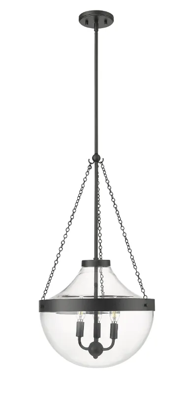 Clarra 3-Light Pendant light Matte Black or Modern Gold, Clarra Collection — Warehouse Lighting LED Landscape Lights 150.0W 