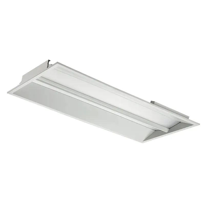 2x4 Architectural Advanced Edge-Lit Wing Design Troffer, 5750 Lumen Max, Wattage and CCT Selectable, 120-277V — Warehouse Lighting LED Downlights 50.0W 3500K
