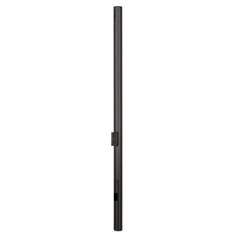 15 Foot 4 Inch Direct burial Straight Round Steel Pole 11G — Warehouse Lighting LED Lighting Controls  