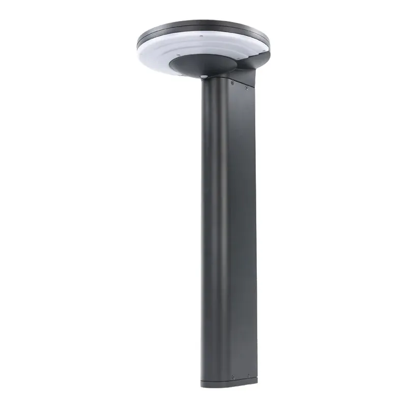 5W Solar LED Round Bollard Light — Warehouse Lighting LED Bollards & Pathway Lights 5.0W 5000K
