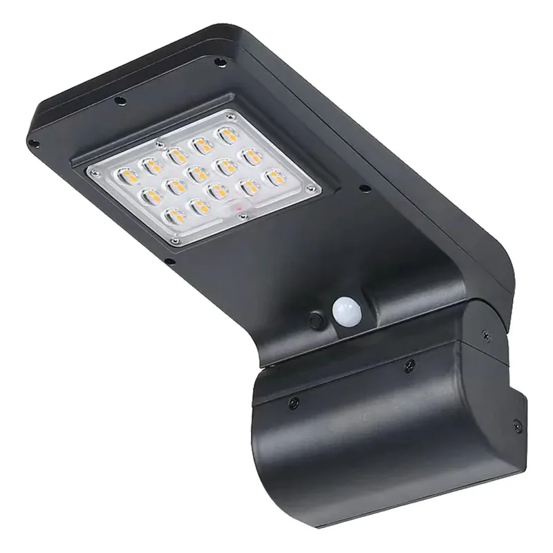 5W Solar LED Semi-Cutoff Wall Mount Light — Warehouse Lighting LED Wall Lights 5.0W 5000K