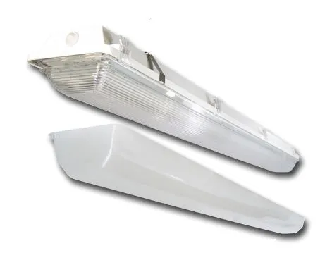 LED 48 watt 4 Foot Vapor Tight Lighting Fixture, 120-277V — Warehouse Lighting LED Linear Lights 48.0W 