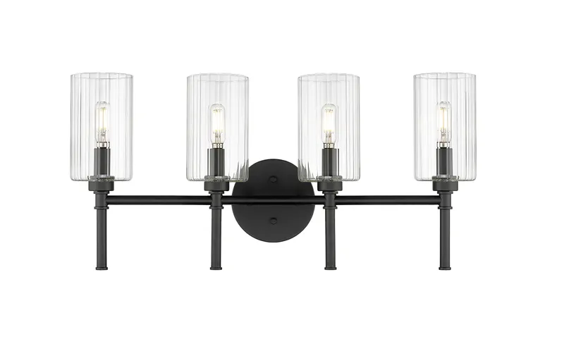 4 Light Vanity, Chastine Collection — Warehouse Lighting LED Wall Lights 250.0W 