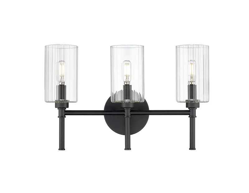 3 Light Vanity, Chastine Collection — Warehouse Lighting LED Wall Lights 200.0W 