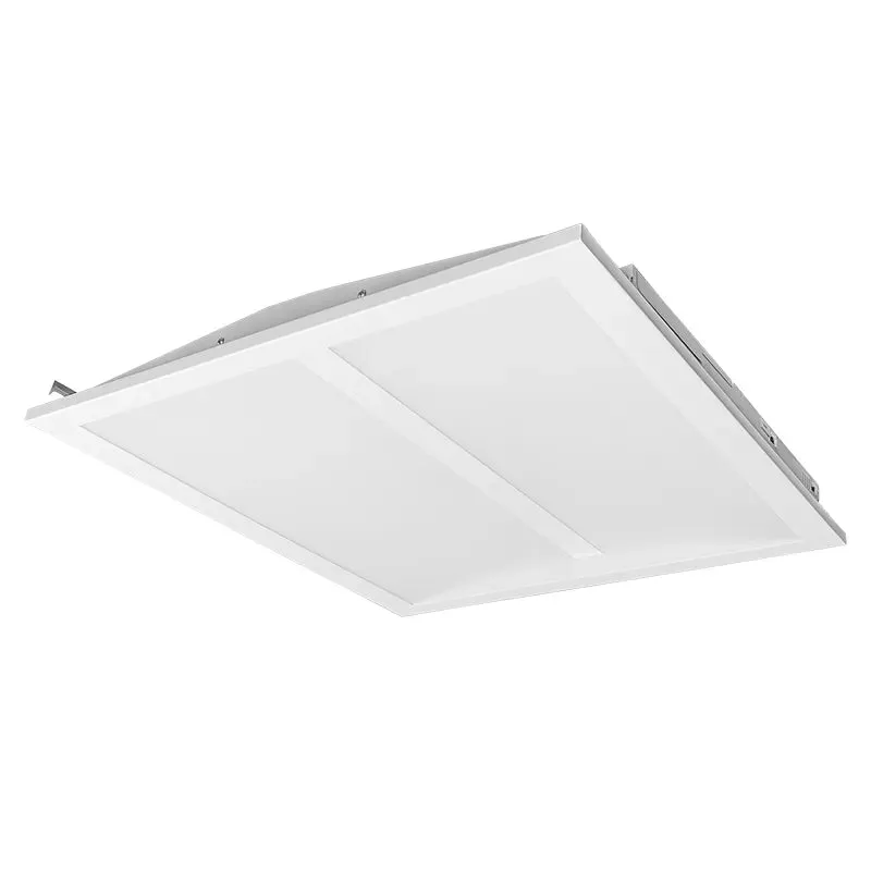 2x2 Architectural Sloped-Lens Troffer, 4375 Lumen Max, Wattage and CCT Selectable, 120-277V — Warehouse Lighting LED Downlights 30.0W 3500K