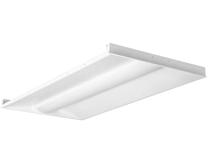 4PK 2x4 Low Profile Troffer, Lumen Max, Wattage and CCT Selectable, 120-277V — Warehouse Lighting LED Downlights 40.0W 3500K