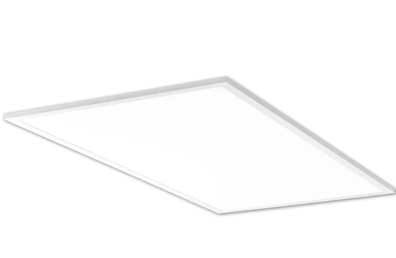 4PK 2x4 Edge Lit Flat Panel, 5,046 Lumen Max, Wattage and CCT Selectable, 120-277V — Warehouse Lighting LED Downlights 30.0W 3500K