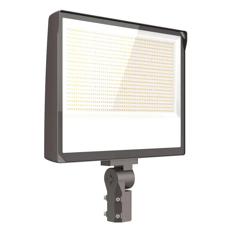LED Flood Light With Photocell, 67,050 Lumen Max, Wattage and CCT Selectable, Slip Fitter, 120-277V — Warehouse Lighting LED Flood Lights 240.0W 3000K