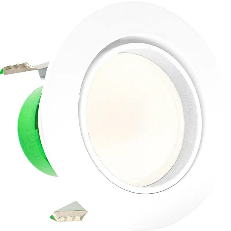 4" LED Adjustable Recessed Light, 8W, CCT Selectable, 120V — Warehouse Lighting LED Downlights 8.0W 2700K