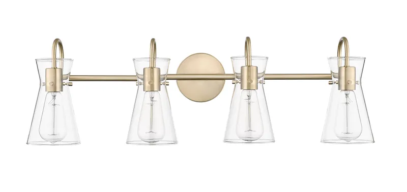 Vanity Light, Camellia Collection, Modern Gold — Warehouse Lighting LED Wall Lights 250.0W 