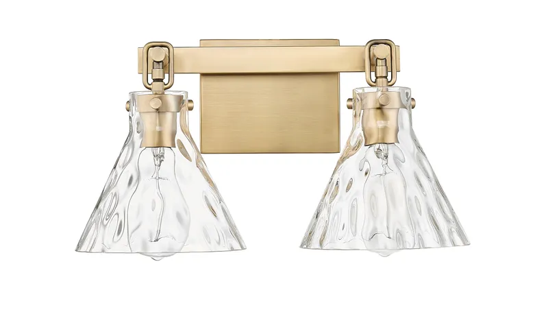 Vanity Light, Barlon Collection, Vintage Brass — Warehouse Lighting LED Wall Lights 150.0W 