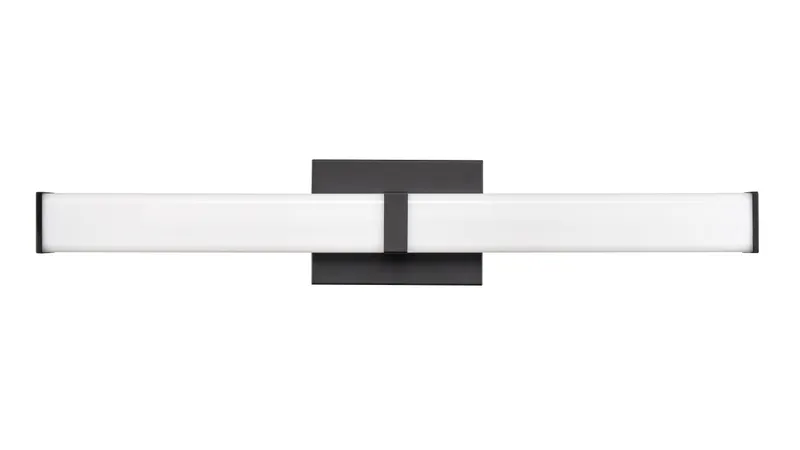 Vanity Light, Tron Collection, Matte Black — Warehouse Lighting LED Wall Lights 20.0W 3000K