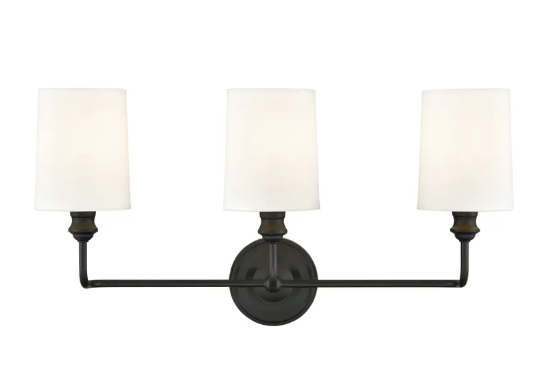 3 Light Vanity, Leena Collection — Warehouse Lighting LED Wall Lights 150.0W 