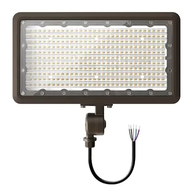 Mini Flood: XS-Line, 20,250 Lumen Max, Wattage and CCT Selectable, 120-277V, 1/2" Knuckle & Yoke Included — Warehouse Lighting LED Flood Lights 100.0W 3000K