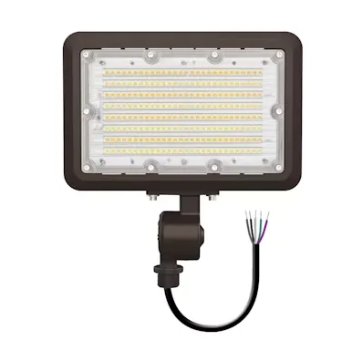 Mini Flood: XS-Line, 7800 Lumen Max, Wattage and CCT Selectable, 120-277V, 1/2" Knuckle & Yoke Included — Warehouse Lighting LED Flood Lights 0.0W 3000K