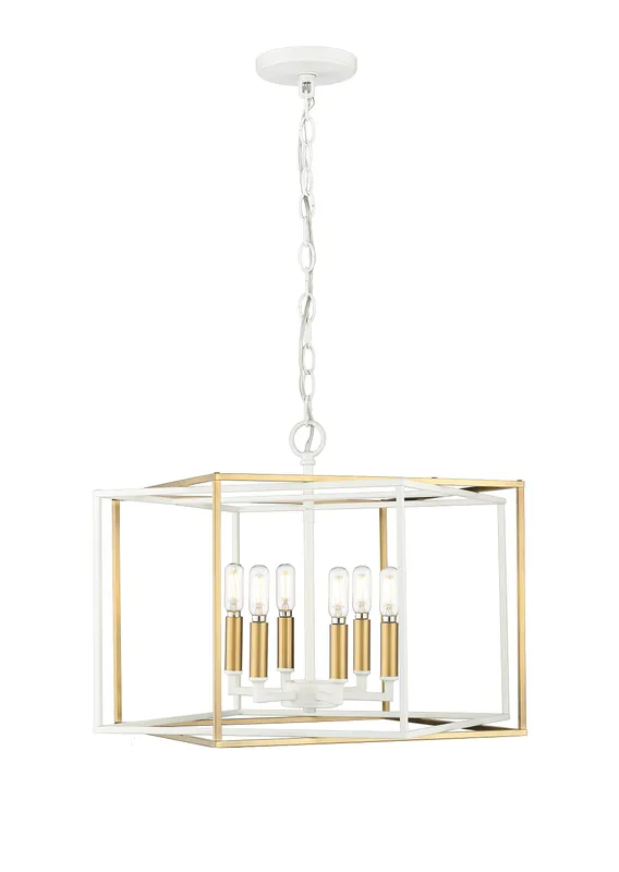 6 Lights Pendant Light, Lowe Collection — Warehouse Lighting LED Landscape Lights 40.0W 