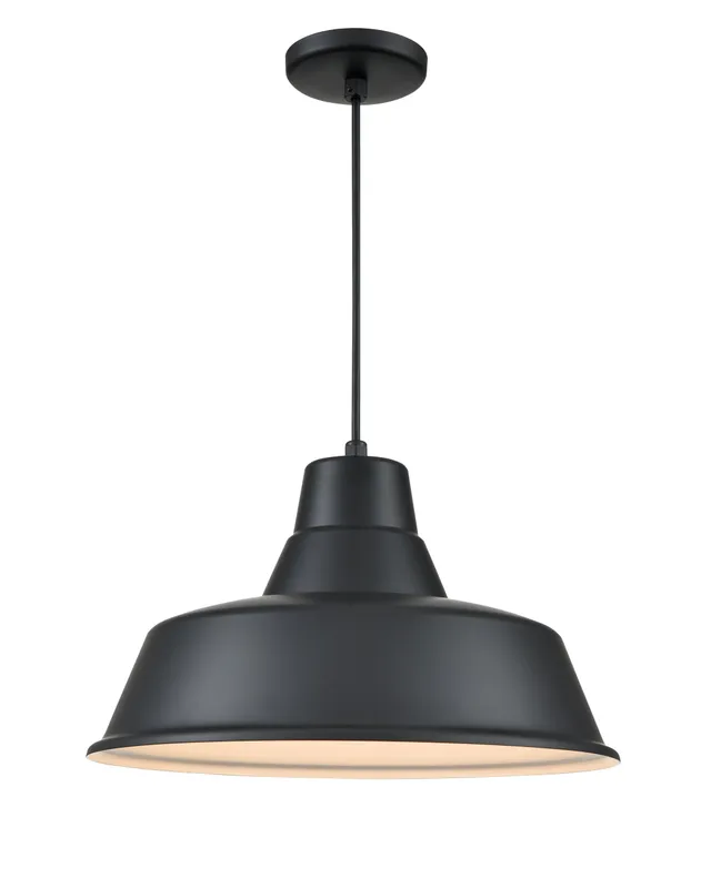 Millennium Lighting 17" RLM Cord Hung Classic Warehouse — Warehouse Lighting LED Post Top Lights 100.0W 