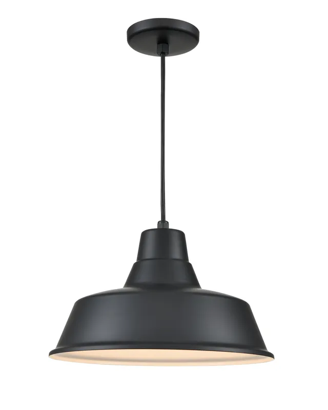 Millennium Lighting 14" RLM Cord Hung Classic Warehouse — Warehouse Lighting LED Post Top Lights 100.0W 