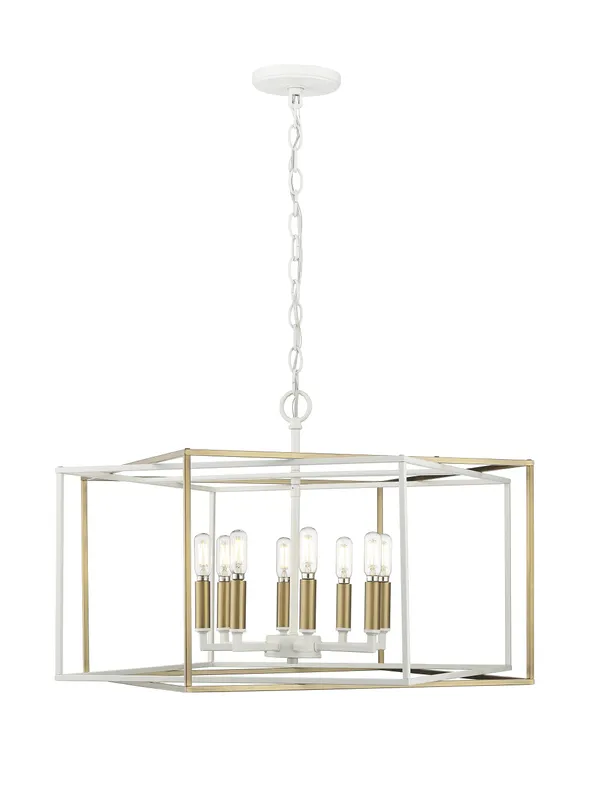 8 Light Pendant Light, Lowe Collection — Warehouse Lighting LED Landscape Lights 40.0W 