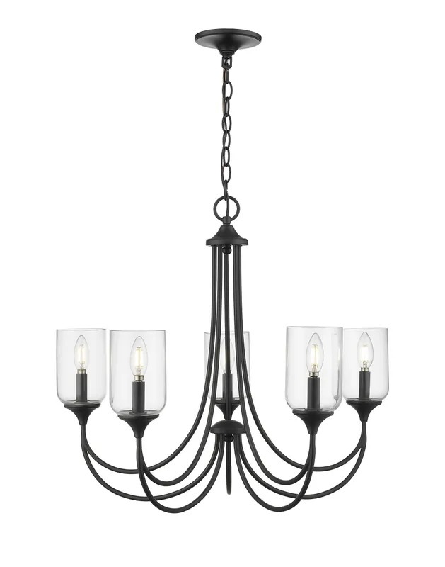 5 Light Chandelier, Waddingham Collection — Warehouse Lighting LED Landscape Lights 40.0W 